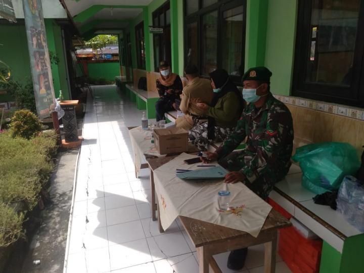  Cegah Penyebaran Covid-19, Satgas TMMD Bojonegoro Tertibkan Prokes Kegiatan PJAS